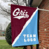 Grizzlies vs Custom Team House Divided Flag, Custom College Flag