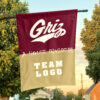Grizzlies vs Custom Team House Divided Flag, Custom House Flag