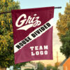 Grizzlies vs Custom Team House Divided Flag, Custom Rivalry Flag