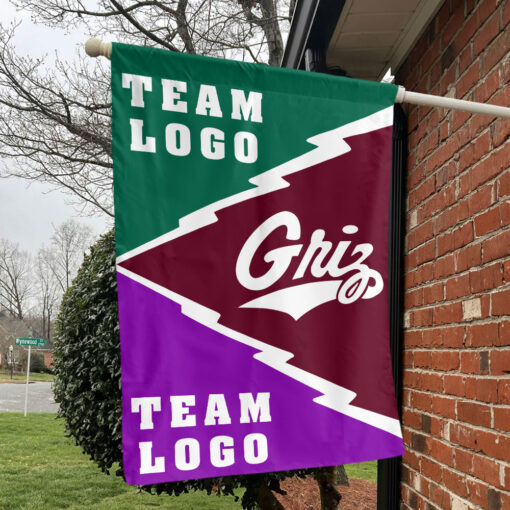 Grizzlies vs Custom Team House Divided Flag, Custom Spirit Flag