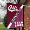 Grizzlies vs Custom Team House Divided Flag, Custom Split Flag