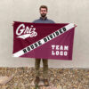 Grizzlies vs Custom Team House Divided Flag, Custom Split Flag