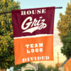 Grizzlies vs Custom Team House Divided Flag, NCAA College Flag