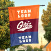 Grizzlies vs Custom Team House Divided Flag, NCAA Two Team Flag