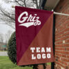 Grizzlies vs Custom Team House Divided Flag, Personalized College Flag