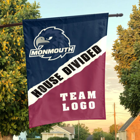 Hawks vs Custom Team House Divided Flag, Custom House Flag