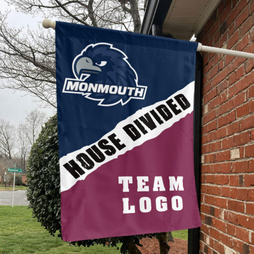 Hawks vs Custom Team House Divided Flag, Custom House Flag