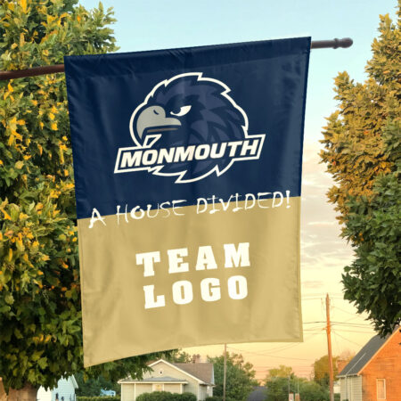 Hawks vs Custom Team House Divided Flag, Custom Rivalry Flag