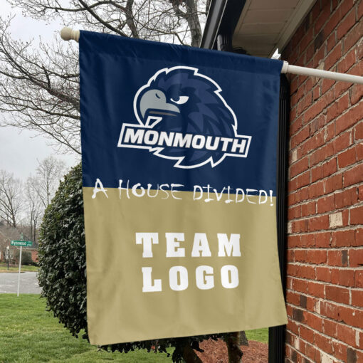 Hawks vs Custom Team House Divided Flag, Custom Rivalry Flag