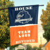 Hawks vs Custom Team House Divided Flag, Custom Spirit Flag