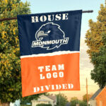 Hawks vs Custom Team House Divided Flag, Custom Spirit Flag