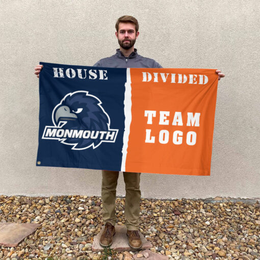 Hawks vs Custom Team House Divided Flag, Custom Spirit Flag