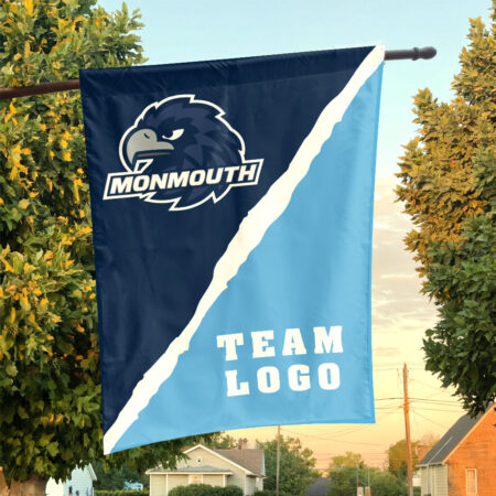 Hawks vs Custom Team House Divided Flag, NCAA Spirit Flag