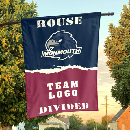 Hawks vs Custom Team House Divided Flag, Personalized College Flag