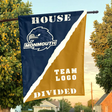 Hawks vs Custom Team House Divided Flag, Personalized House Flag