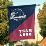 Hawks vs Custom Team House Divided Flag, Personalized Split Flag