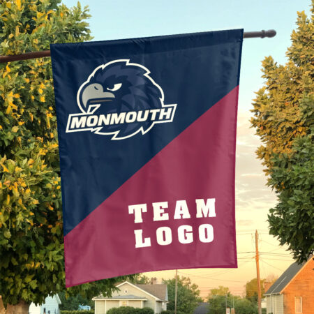 Hawks vs Custom Team House Divided Flag, Personalized Split Flag