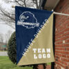 Hawks vs Custom Team House Divided Flag, Personalized Team Flag