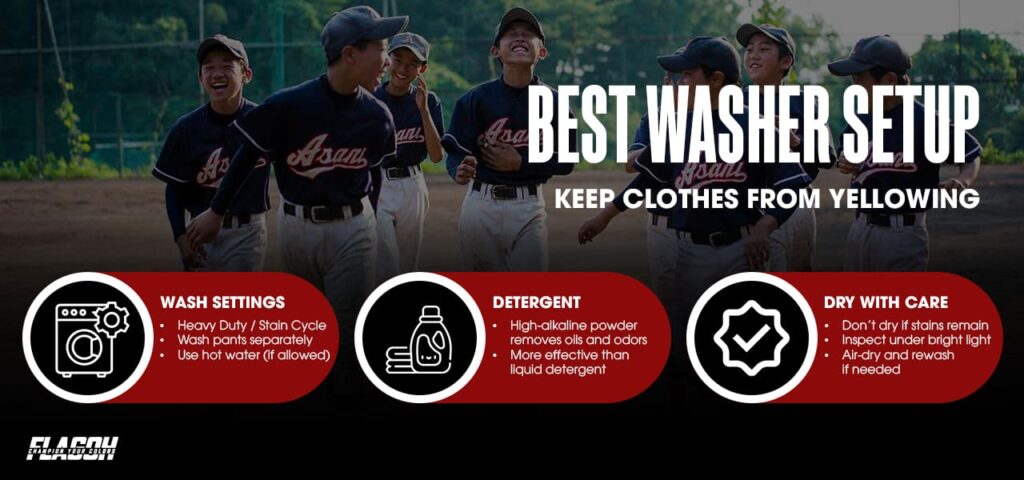 Washer Settings to Prevent Yellowing