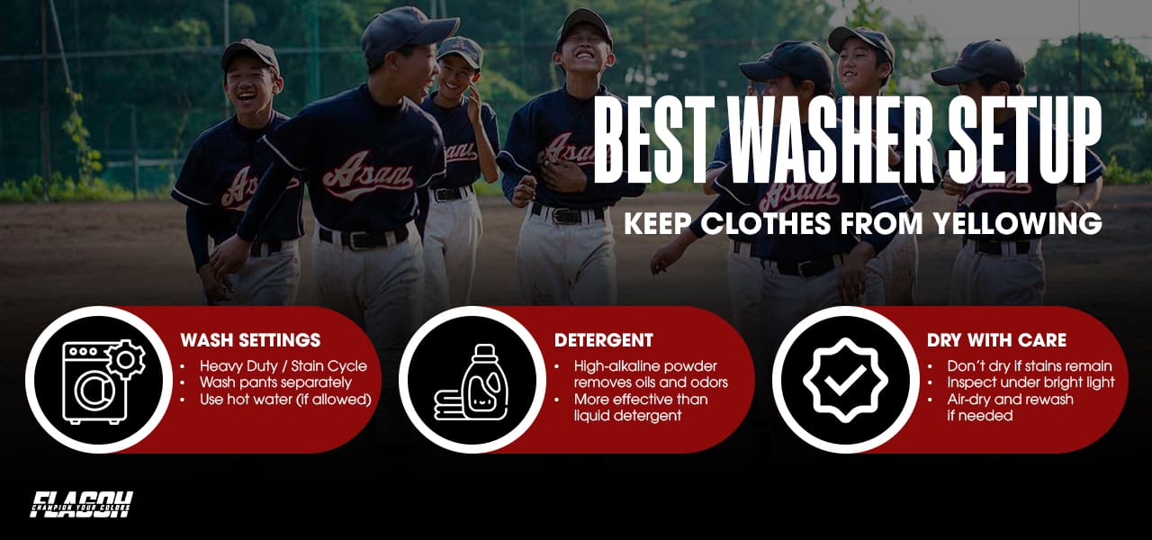 Washer Settings to Prevent Yellowing