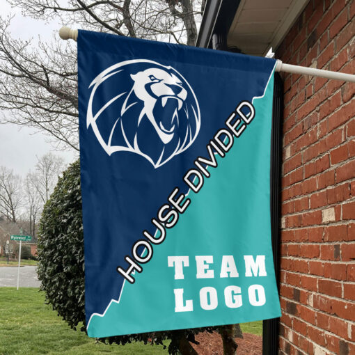 Lions vs Custom Team House Divided Flag, College Custom Flag