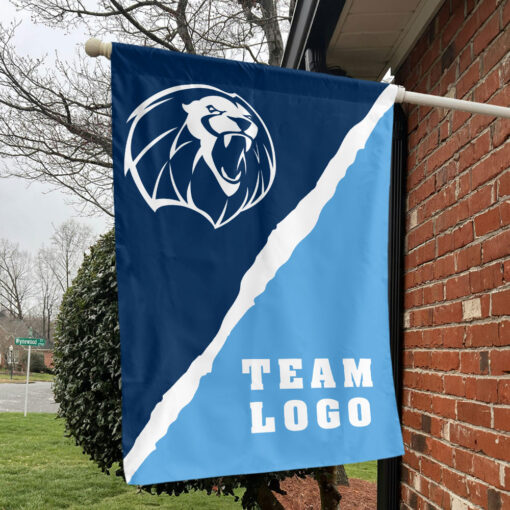 Lions vs Custom Team House Divided Flag, Custom College Flag Lions vs Custom Team House Divided Flag, Custom College Flag