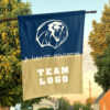Lions vs Custom Team House Divided Flag, Custom House Flag