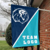 Lions vs Custom Team House Divided Flag, NCAA Split Flag