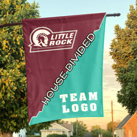 Little Rock vs Custom Team House Divided Flag, College Custom Flag