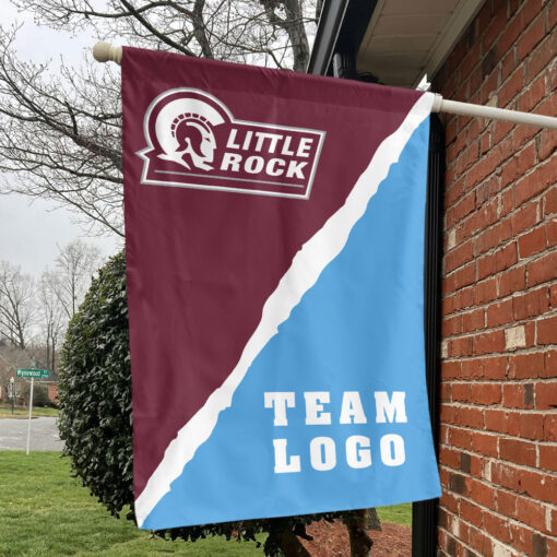 Little Rock vs Custom Team House Divided Flag, Custom College Flag