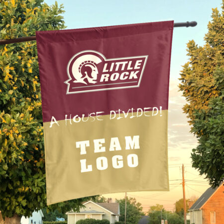 Little Rock vs Custom Team House Divided Flag, Custom House Flag