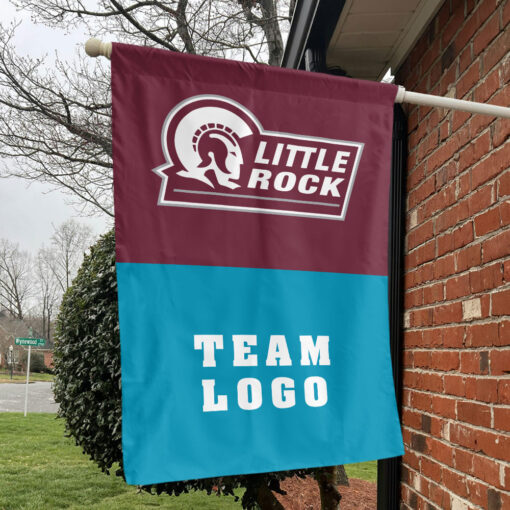Little Rock vs Custom Team House Divided Flag, Custom NCAA Flag