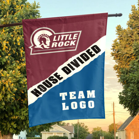 Little Rock vs Custom Team House Divided Flag, Custom Rivalry Flag