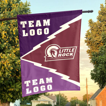 Little Rock vs Custom Team House Divided Flag, Custom Spirit Flag