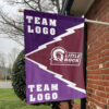 Little Rock vs Custom Team House Divided Flag, Custom Spirit Flag