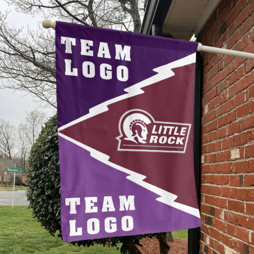 Little Rock vs Custom Team House Divided Flag, Custom Spirit Flag