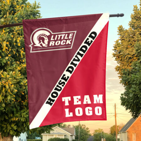 Little Rock vs Custom Team House Divided Flag, Custom Split Flag