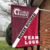 Little Rock vs Custom Team House Divided Flag, Custom Split Flag