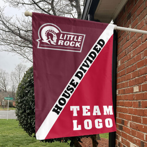 Little Rock vs Custom Team House Divided Flag, Custom Split Flag
