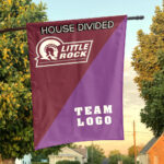 Little Rock vs Custom Team House Divided Flag, Custom Team Flag