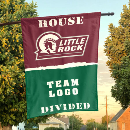 Little Rock vs Custom Team House Divided Flag, NCAA College Flag