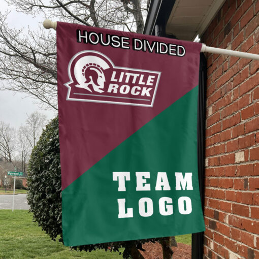 Little Rock vs Custom Team House Divided Flag, NCAA Custom Flag
