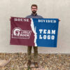 Little Rock vs Custom Team House Divided Flag, NCAA House Flag 2 Little Rock vs Custom Team House Divided Flag, NCAA House Flag