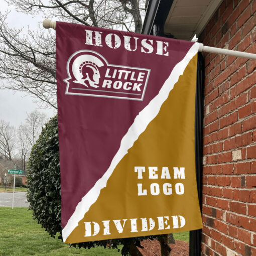 Little Rock vs Custom Team House Divided Flag, NCAA Rivalry Flag Little Rock vs Custom Team House Divided Flag, NCAA Rivalry Flag