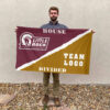Little Rock vs Custom Team House Divided Flag, NCAA Rivalry Flag 2 Little Rock vs Custom Team House Divided Flag, NCAA Rivalry Flag