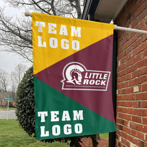Little Rock vs Custom Team House Divided Flag, NCAA Spirit Flag