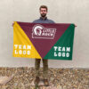 Little Rock vs Custom Team House Divided Flag, NCAA Spirit Flag