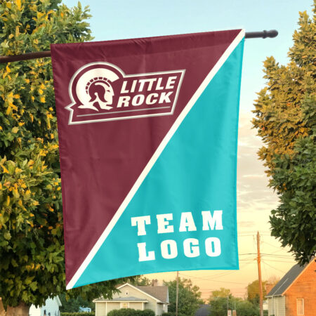 Little Rock vs Custom Team House Divided Flag, NCAA Split Flag
