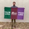 Little Rock vs Custom Team House Divided Flag, NCAA Two Team Flag
