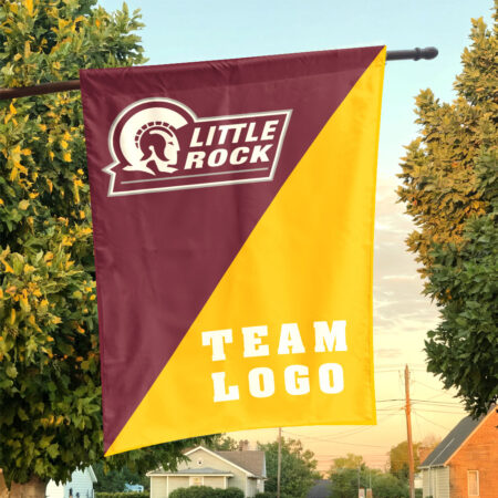 Little Rock vs Custom Team House Divided Flag, Personalized College Flag